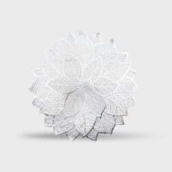 INDIVIDUAL REDONDO PLATEADO Y DORADO 12PCS/8692240606788