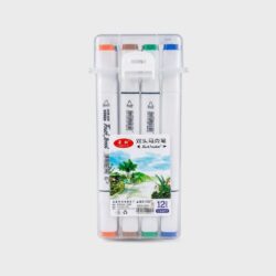 CY-811# MARCADOR DOBLE PUNTA 12PCS/ 6947021900121