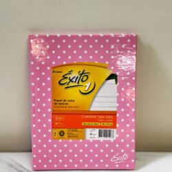EXITO CUADERNO TAPA DURA 48HOJAS LUNARES ROSA/  7791762472077