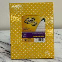 EXITO CUADERNO TAPA DURA 48HOJAS LUNARES AMARILLO GR/  7791762370076