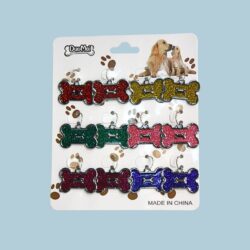 CHAPITAS D/HUESO C/BRILLO 12PCS /510137