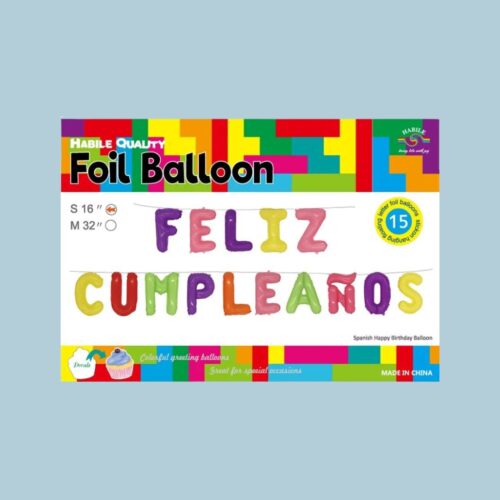 GLOBO CUMPLEANOS ESPANOL /404229