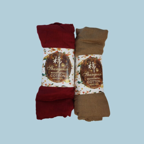 COTTON# BUFANDA LISO 60*180