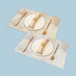 INDIVIDUAL RECTANGULAR C/3 FLORES 6PCS /27164