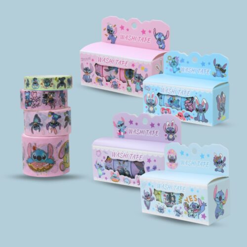 CINTA DE PAPEL STITCH 4PCS /858322