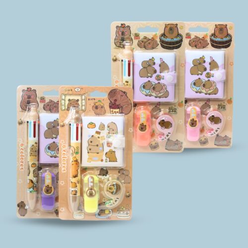 HLL-1006# SET UTILES CAPIBARA /910067