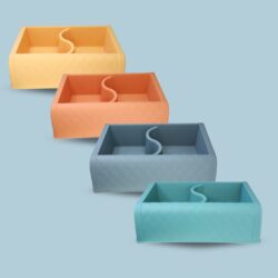 2120# COMEDERO DOBLE CUADRADO /316105