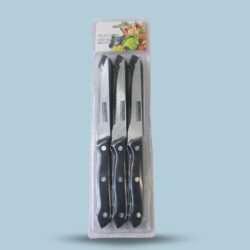 CUCHILLO MANGO NEGRO 6 PIEZAS/701114