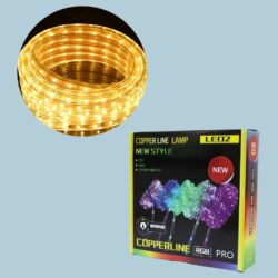 luz led manguera amarillo