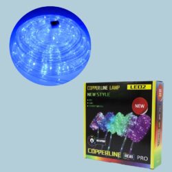 luz led manguera azul