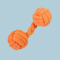 Juéguete nudo doble pelota