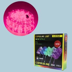 luz led manguera rosa