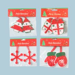 ADORNO NAVIDAD MEDIAS GUANTES /602952