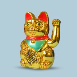 GATO DE LA SUERTE DORADO / 223001