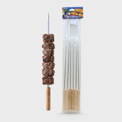 6PCS PALILLOS METAL PINCHE BROCHETTE ASADO /216846