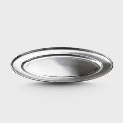 35CM PLATO OVALADO METALICO /216884