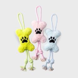 HUESO PELUCHE CON SOGA ES HUELLA /219505