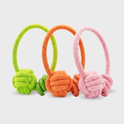 PELOTA PELUCHE CON MANGO /219529