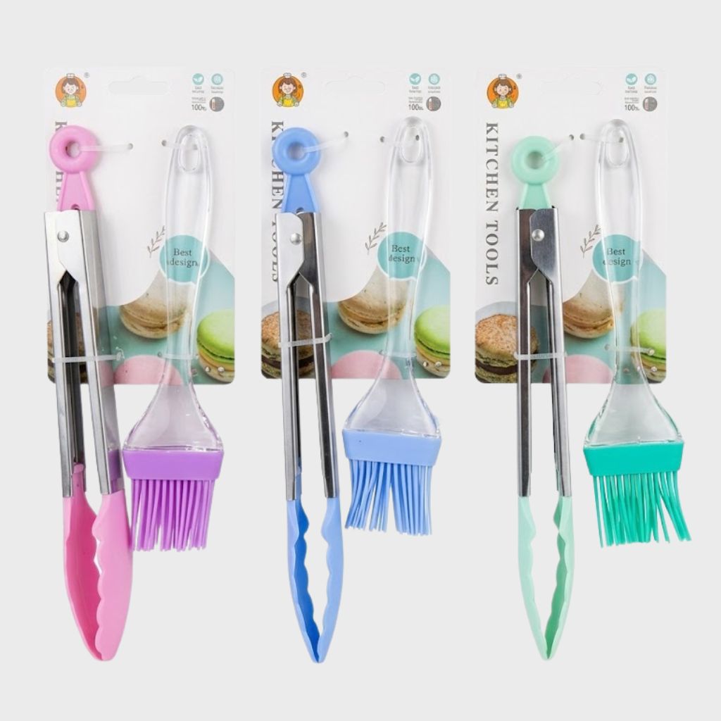 SET PINZA CON CEPILLO DE SILICONA /316735